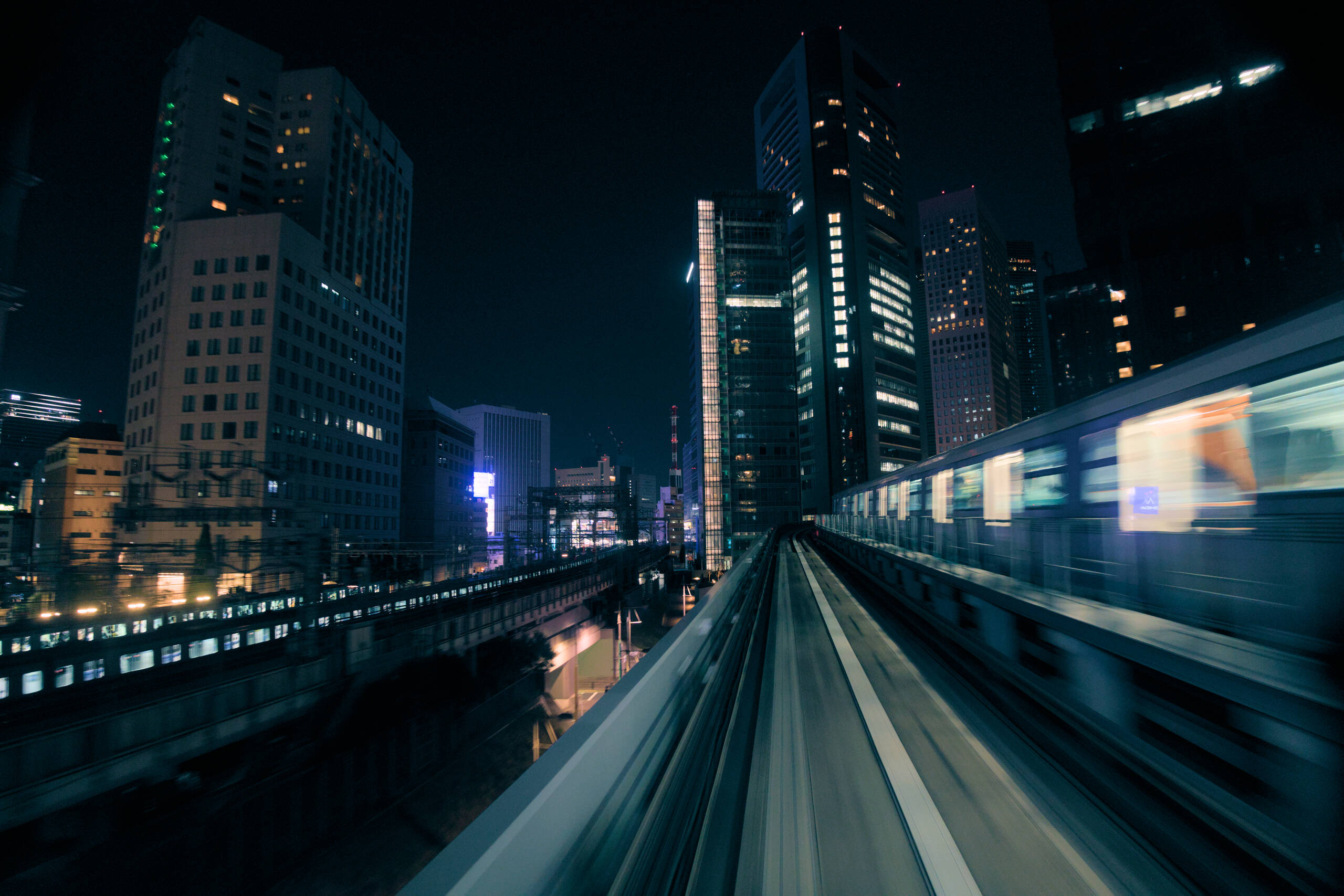 An image of trains.