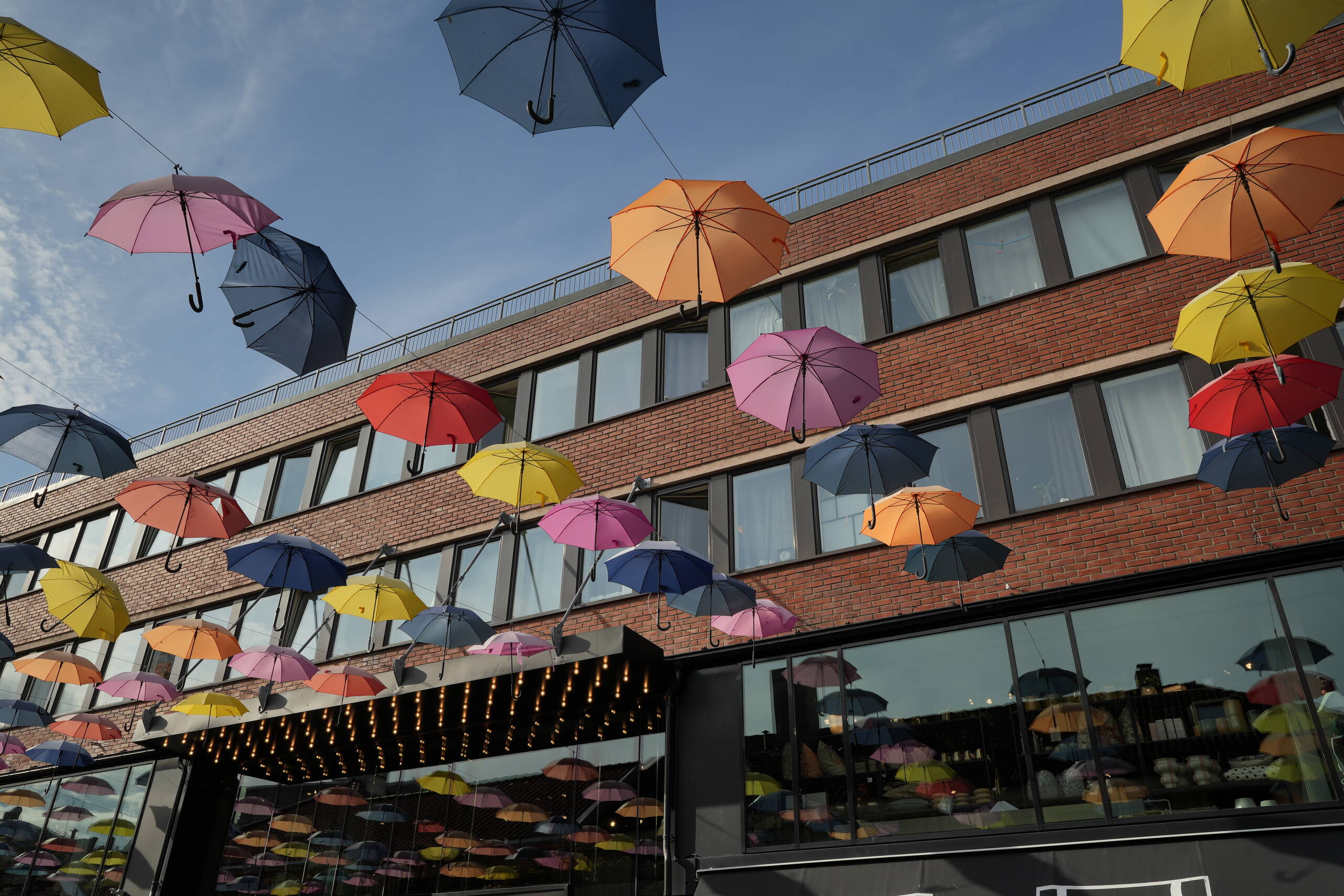An image of Umbrellas.